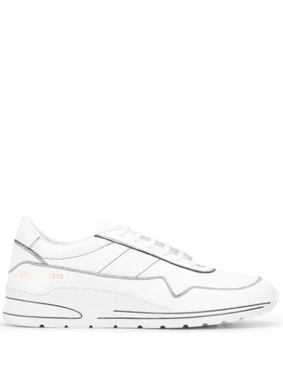 Common Projects Contrast-trim Sneakers In White