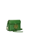 Tory Burch Miller Metal-logo Crossbody In Arugula