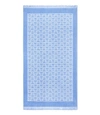 Tory Burch T-tile Beach Towel In Blue Bird