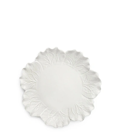 Tory Burch Lettuce Ware Round Serving Platter In White