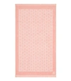 Tory Burch T-tile Beach Towel In Pink