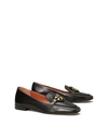 Tory Burch Miller Metal-logo Loafer, Leather In Perfect Black