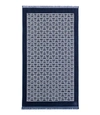 Tory Burch T-tile Beach Towel In Navy Blue