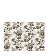 Tory Burch Happy Times Bouquet Placemat, Set Of 4 In Brown