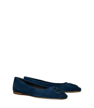 Tory Burch Georgia Ballerina In Perfect Navy