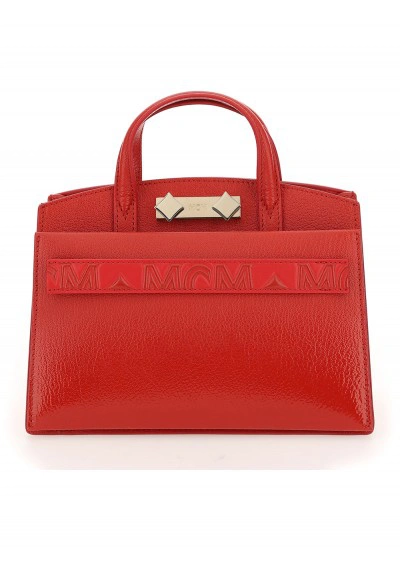 Mcm Handbag In Ruby Red