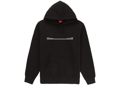 Pre-owned Supreme  Shop Hooded Sweatshirt Black Japan