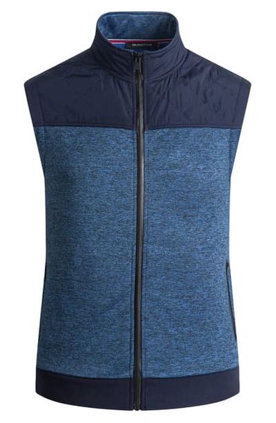 Bugatchi Quilted Vest In Night Blue