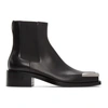 Givenchy Austin Metal Toe-cap Leather Chelsea Boots In Black