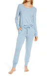 Papinelle Feather Soft Pajamas In Powder Blue