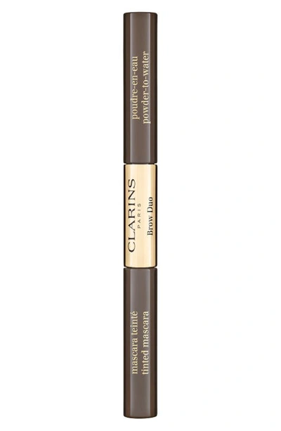Clarins 2-in-1 Brow Duo In 05 Dark Brown
