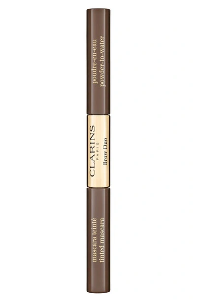 Clarins 2-in-1 Brow Duo In 04 Medium Brown