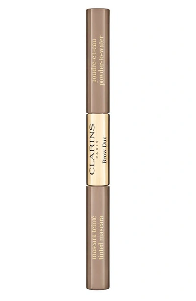 Clarins 2-in-1 Brow Duo In 01 Tawny Blond