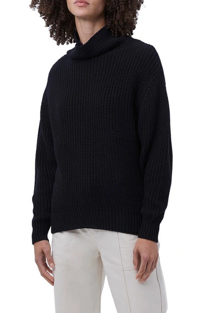 French Connection Millie Mock Neck Sweater In Black