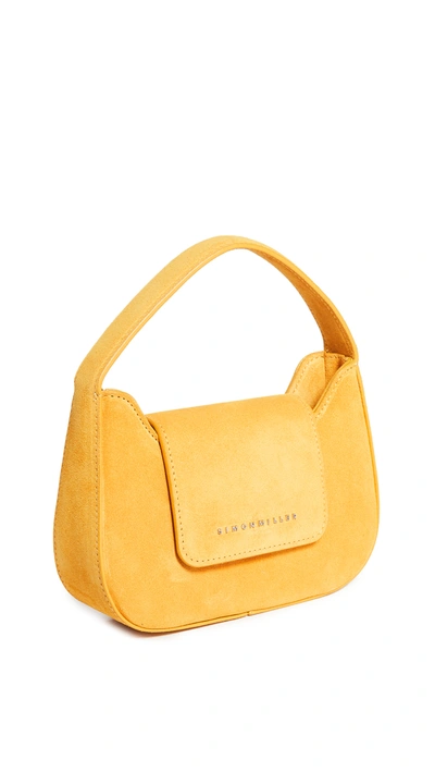 Simon Miller Women's Mini Retro Suede Shoulder Bag In Yellow