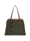 Marc Jacobs Women's The Editor Leather Satchel In Balsam Fir
