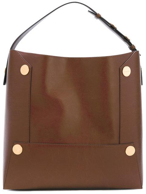 Stella Mccartney Oversized Faux-leather Tote In Cognac | ModeSens