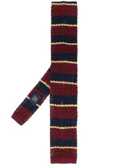 Polo Ralph Lauren Knit Neck Tie In Red