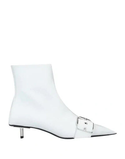 Balenciaga Ankle Boot In White