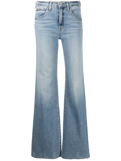 Nili Lotan Celia High-rise Flared-leg Jeans In Classic Wash