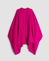 Ann Taylor Open Poncho In Pink Magenta
