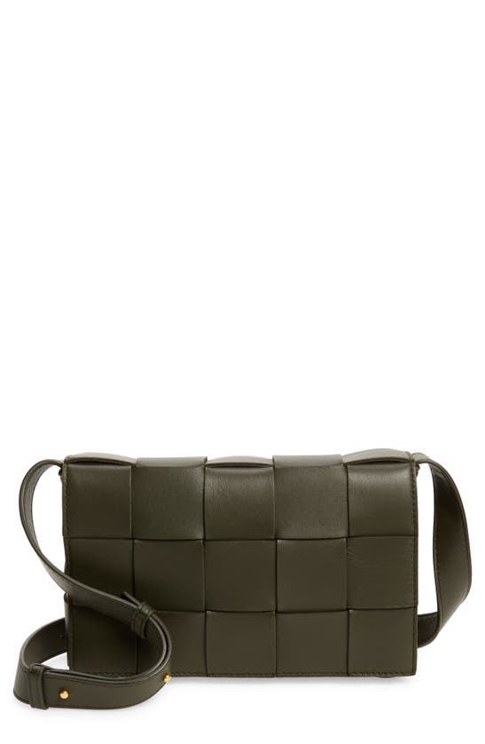 bottega veneta cassette leather crossbody bag