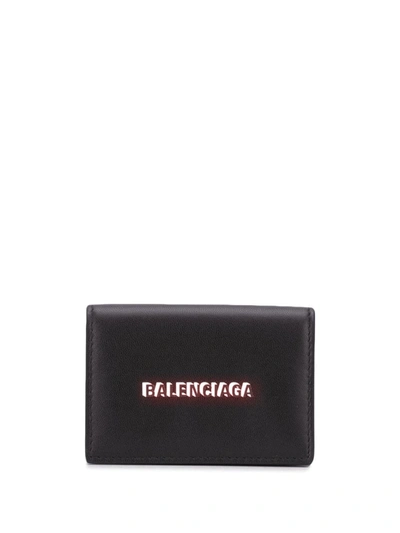 Balenciaga Mini Cash Wallet In Black