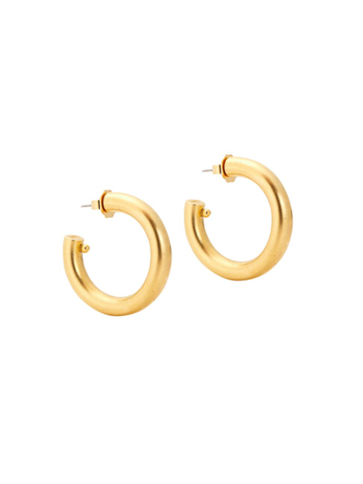 Brinker & Eliza Jumbo Tubular Hoop Earrings In Gold
