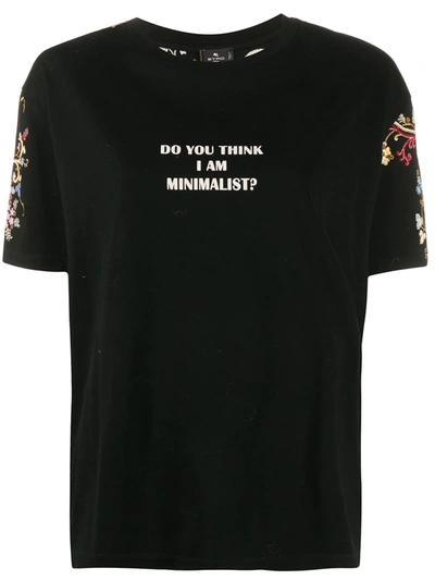 Etro Minimalist T-shirt In Black
