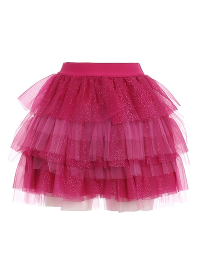 Aniye By Brilly Mini Skirt In Fuchsia