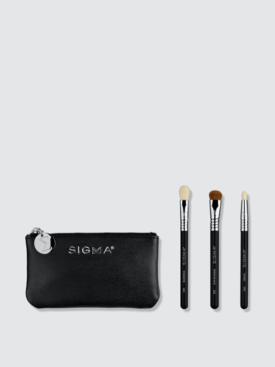 Sigma Beauty Glam 'n' Go Mini Eye Brush Set In White