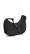 Baggu Medium Nylon Crescent Bag In Black