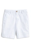 Vineyard Vines Kids' Stretch Breaker Shorts In White Cap