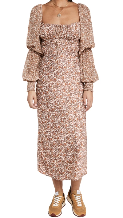 chinese dress ladies Free People Shayla Wrap Midi Chocolate Combo MD (Women's 8-10) at Amazon  Women's Clothing store