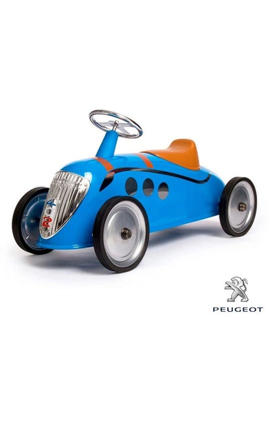 Baghera Kids' Rider Peugeot Darl'mat Ride-on Car In Blue