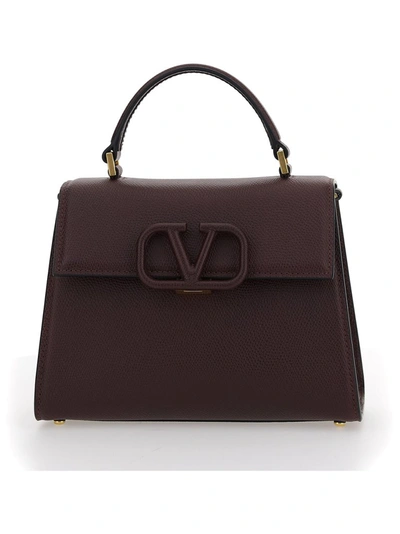 Valentino Garavani Valentino Vsling Small Handbag In Brown