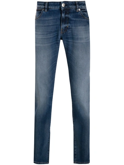 Pt05 Mid-rise Slim-fit Jeans In Blue