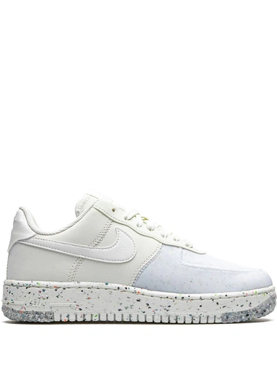 Nike Air Force 1 Crater Faux Leather And Mesh Sneakers In White | ModeSens