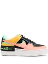Nike Air Force 1 Shadow Se Sneakers In Solar Flare/ Atomic Pink/ Blue