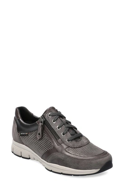 Mephisto Ylona Sneaker In Grey Suede