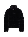 Generation Love Jodi Faux Fur Puffer Jacket In Black