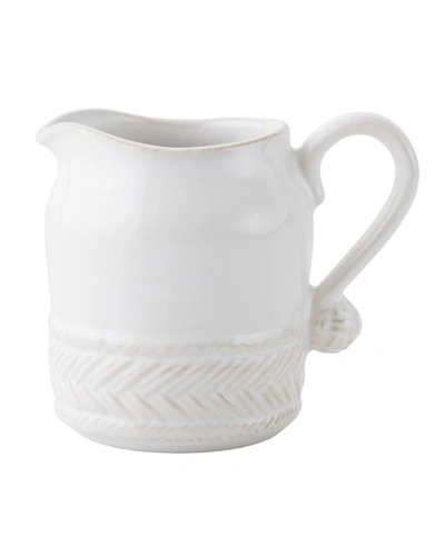 Juliska Le Panier Whitewash Creamer