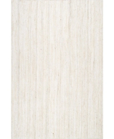 Nuloom Natura Hand Woven Rigo Ivory 6' X 9' Area Rug In Off White