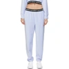 Alexander Wang T Blue Stretch Corduroy Lounge Pants