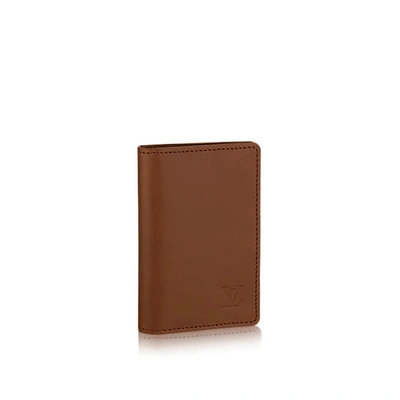 Louis Vuitton Pocket Organiser In Nomade Leather