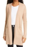 Atm Anthony Thomas Melillo Cashmere Open Cardigan In Camel