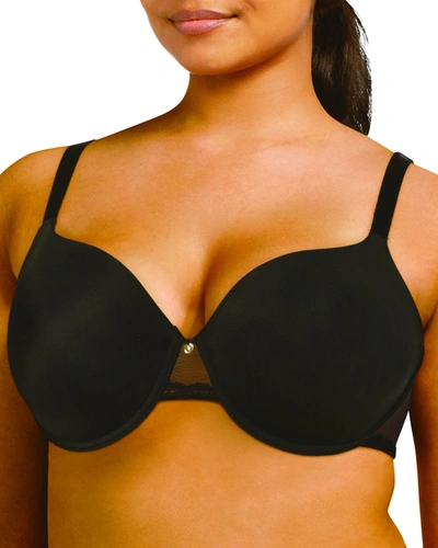 Chantelle Lace Comfort Flex Sweetheart T-shirt Bra In Black