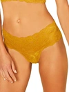 Cosabella Never Say Never Comfie Thong In Chartreuse