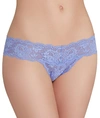Cosabella Never Say Never Cutie Low Rise Thong In Purple Sky