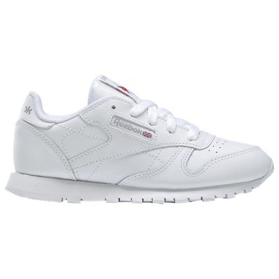 Reebok Big Kids Classic Leather Casual Sneakers From Finish Line In White